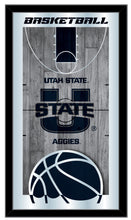 Utah State Aggies Basketball Wall Mirror