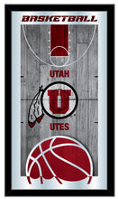 Utah Utes Basketball Wall Mirror