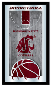 Washington State Cougars Basketball Wall Mirror