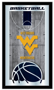 West Virginia Mountaineers Basketball Wall Mirror