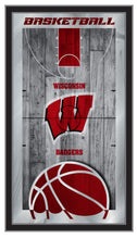 Wisconsin Badgers Basketball Wall Mirror
