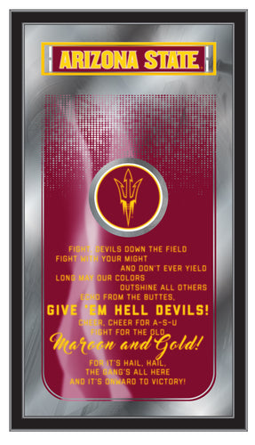 Arizona State Sun Devils Fight Song Wall Mirror
