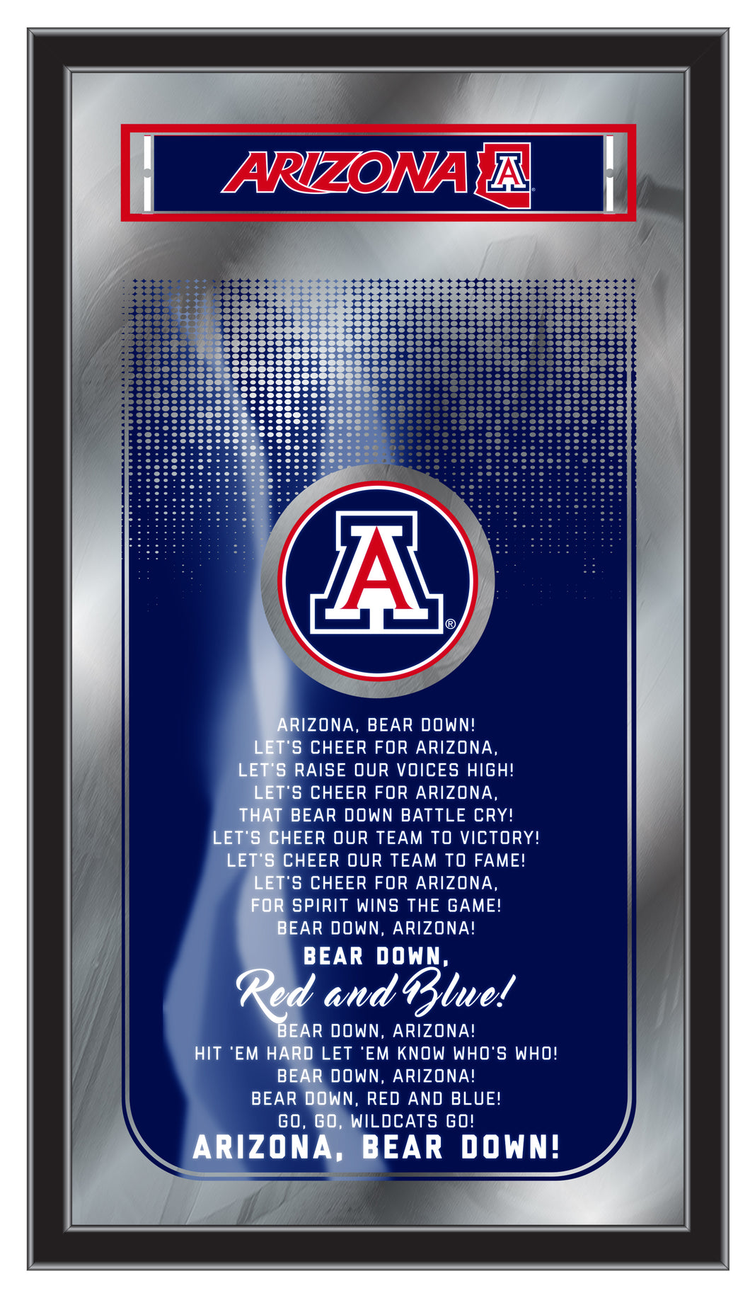 Arizona Wildcats Fight Song Wall Mirror