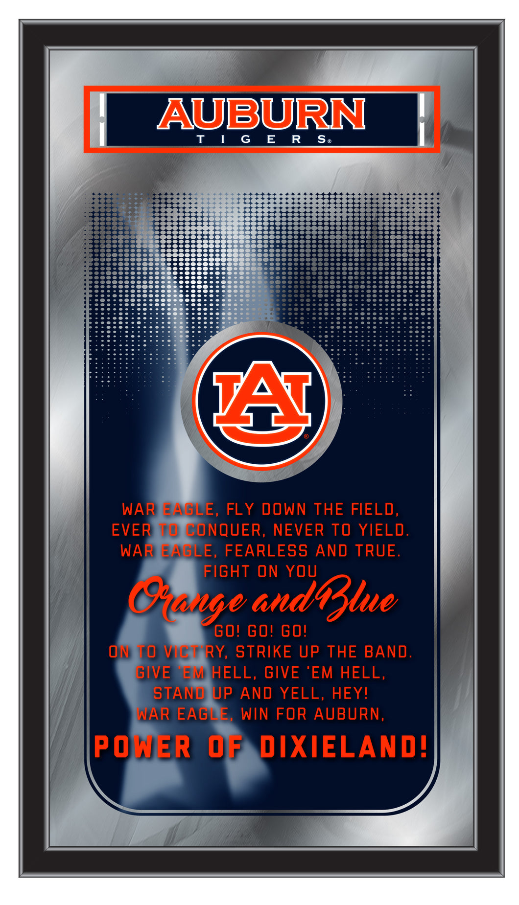 Auburn Tigers Fight Song Wall Mirror