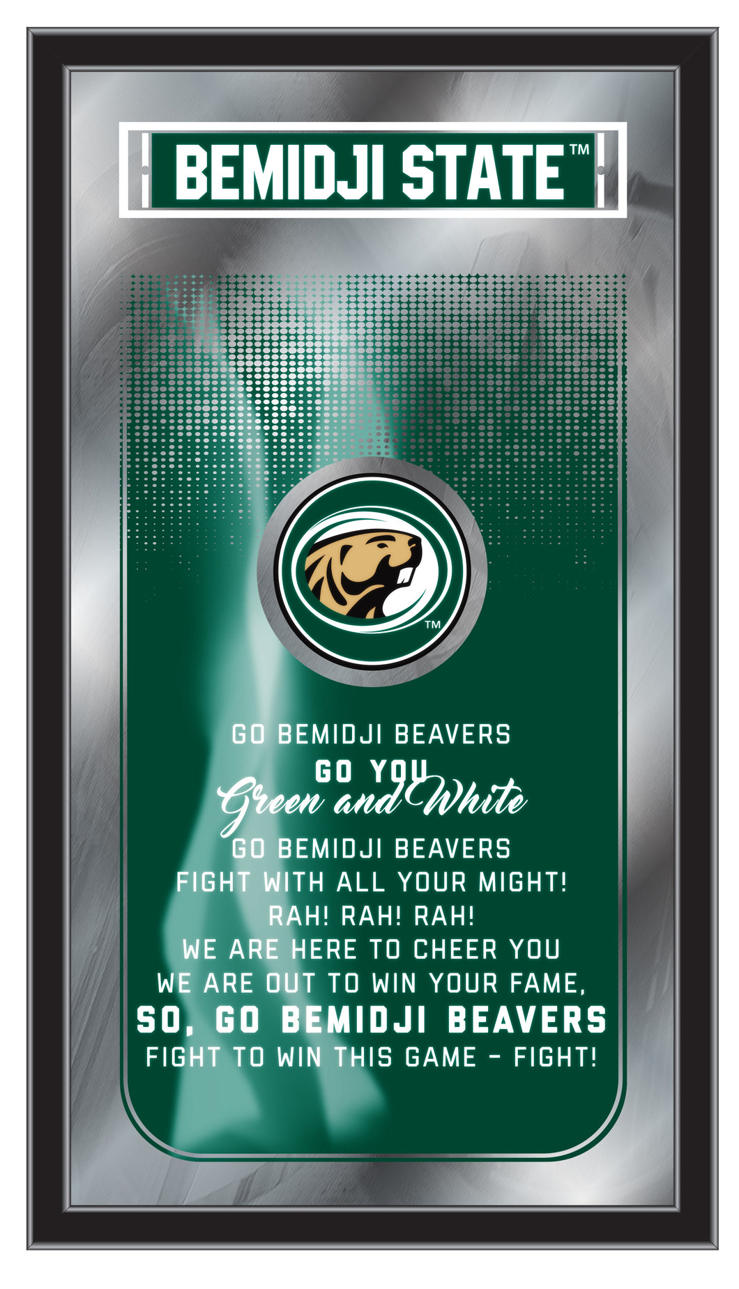 Bemidji State Beavers Fight Song Wall Mirror