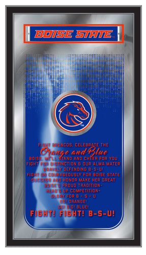 Boise State Broncos Fight Song Wall Mirror