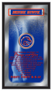 Boise State Broncos Fight Song Wall Mirror