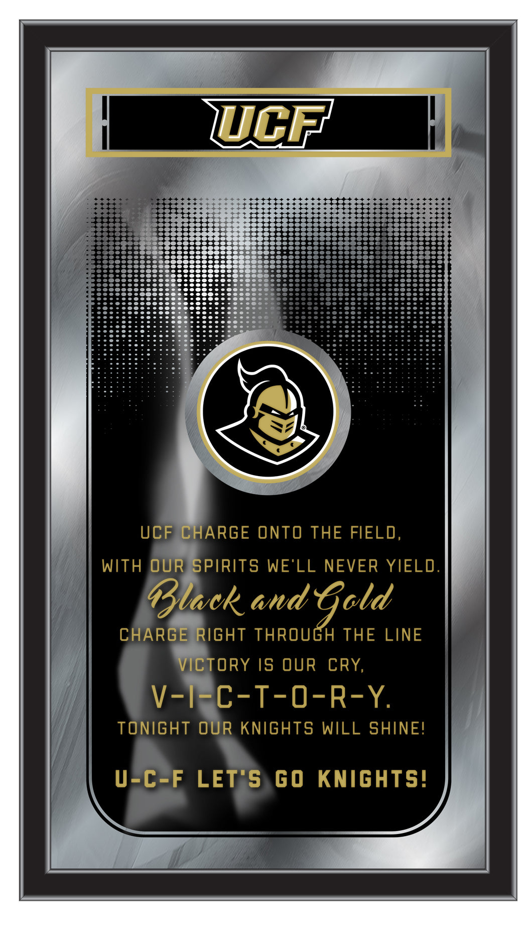 UCF  Knights Fight Song Wall Mirror