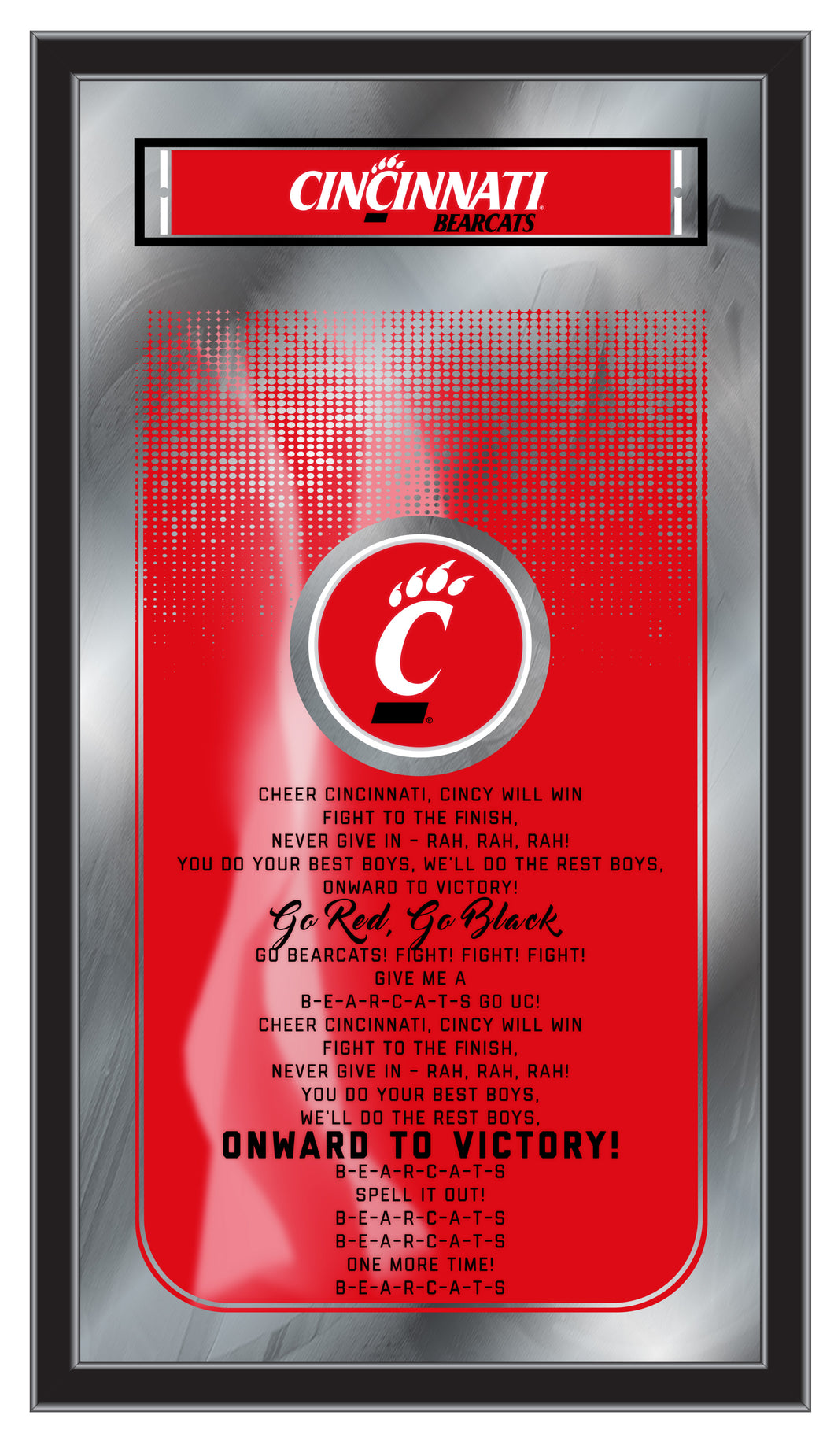 Cincinnati Bearcats Fight Song Wall Mirror