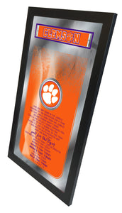 Clemson Tigers Fight Song Wall Mirror