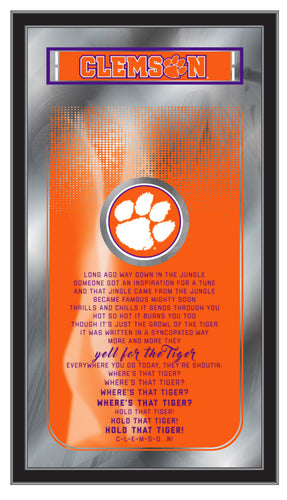 Clemson Tigers Fight Song Wall Mirror
