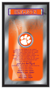 Clemson Tigers Fight Song Wall Mirror