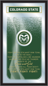 Colorado State Rams Fight Song Wall Mirror
