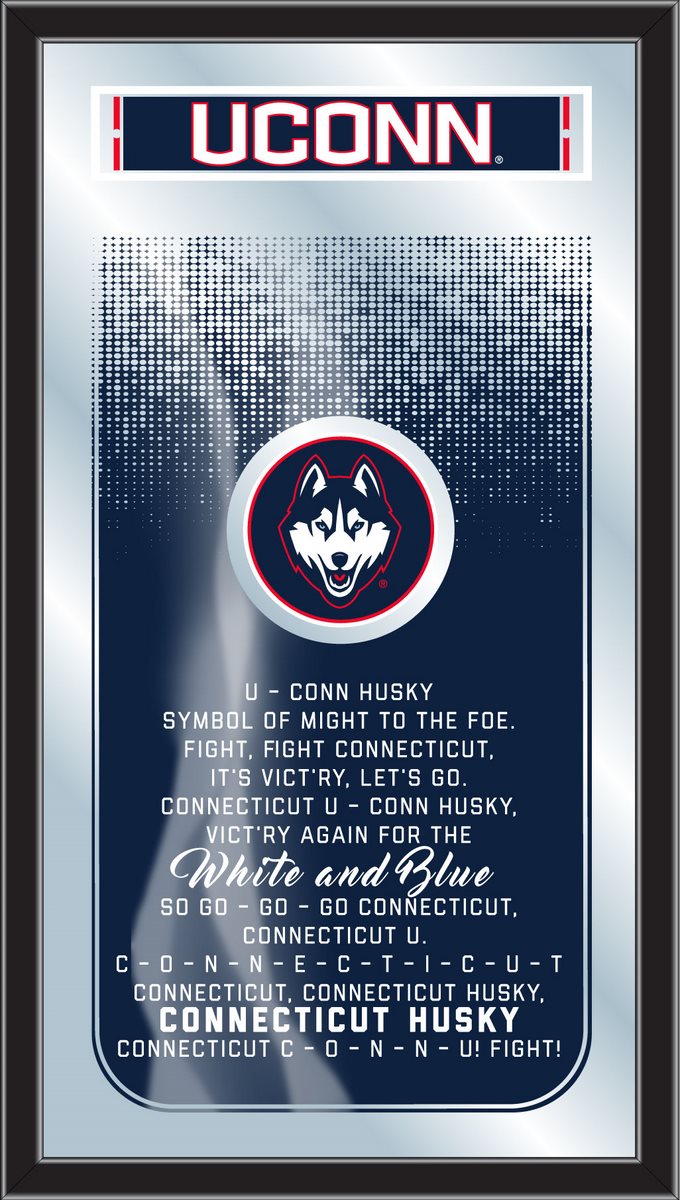 Connecticut Huskies Fight Song Wall Mirror