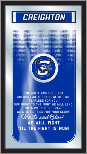 Creighton Blue Jays Fight Song Wall Mirror