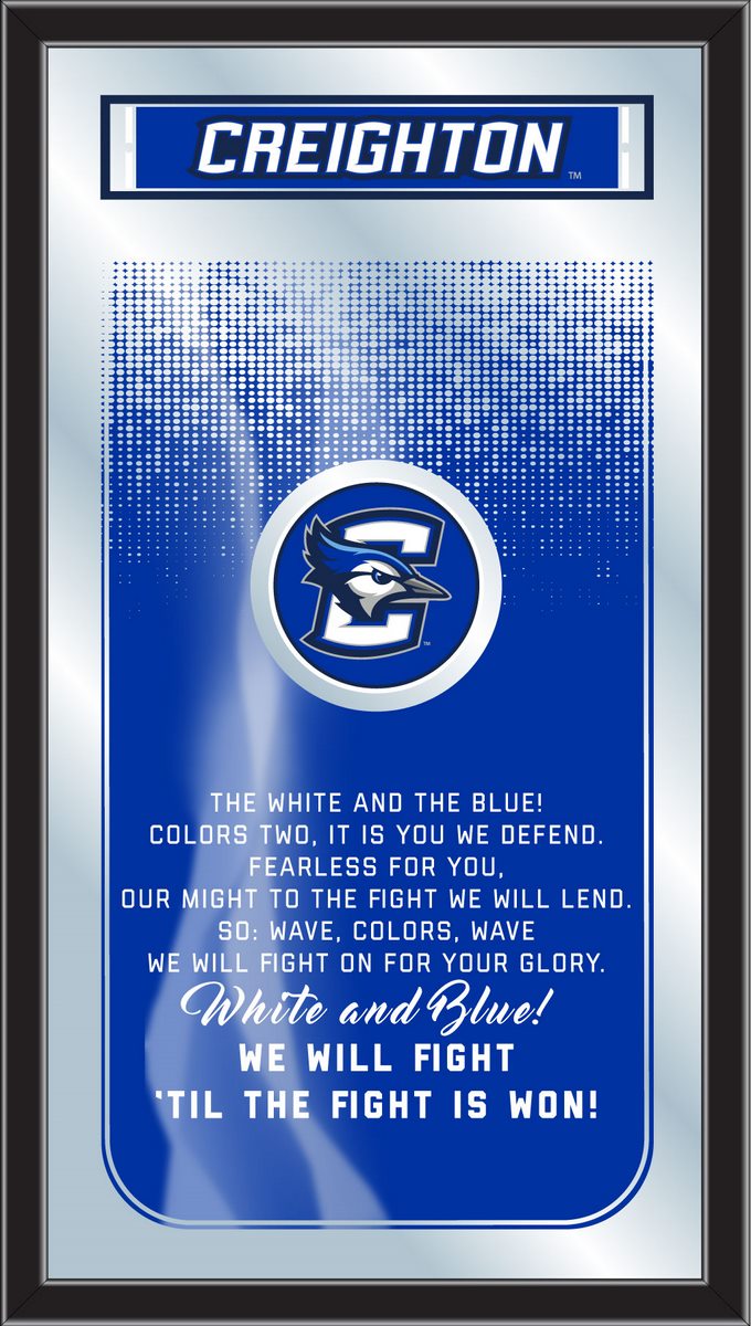 Creighton Blue Jays Fight Song Wall Mirror
