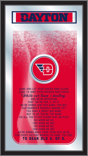 Dayton Flyers Fight Song Wall Mirror