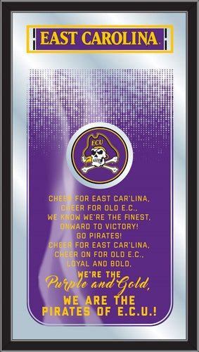 East Carolina Pirates Fight Song Wall Mirror