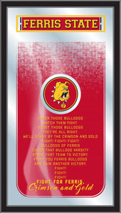 Ferris State Bulldogs Fight Song Wall Mirror