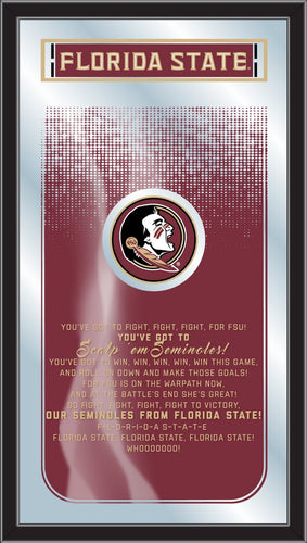 Florida State Seminoles Fight Song Wall Mirror