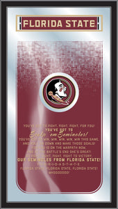 Florida State Seminoles Fight Song Wall Mirror