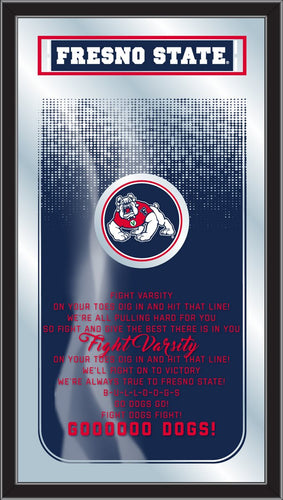 Fresno State Bulldogs Fight Song Wall Mirror