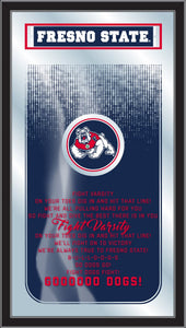 Fresno State Bulldogs Fight Song Wall Mirror
