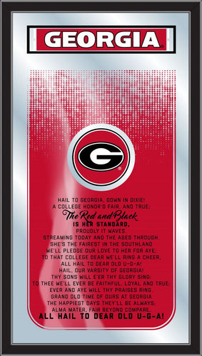 Georgia Bulldogs Fight Song Wall Mirror