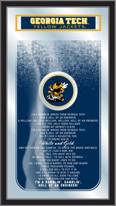 Georgia Tech Yellow Jackets Fight Song Wall Mirror
