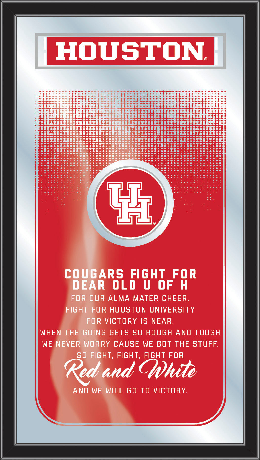 Houston Cougars Fight Song Wall Mirror