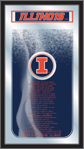 Illinois Fighting Illini Fight Song Wall Mirror