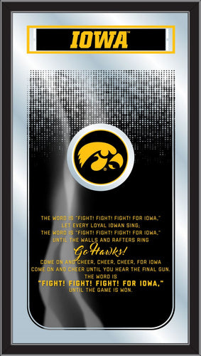 Iowa Hawkeys Fight Song Wall Mirror