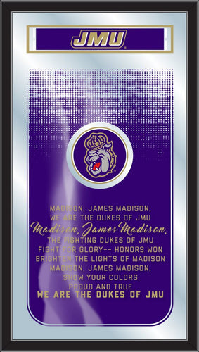 James Madison Dukes Fight Song Wall Mirror