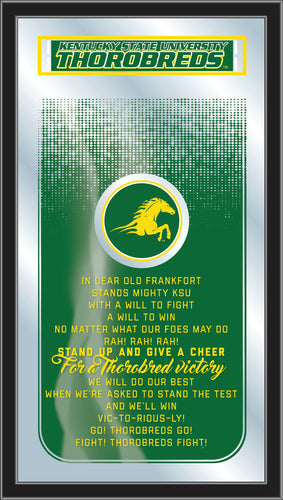 Kentucky State Thorobreds Fight Song Wall Mirror