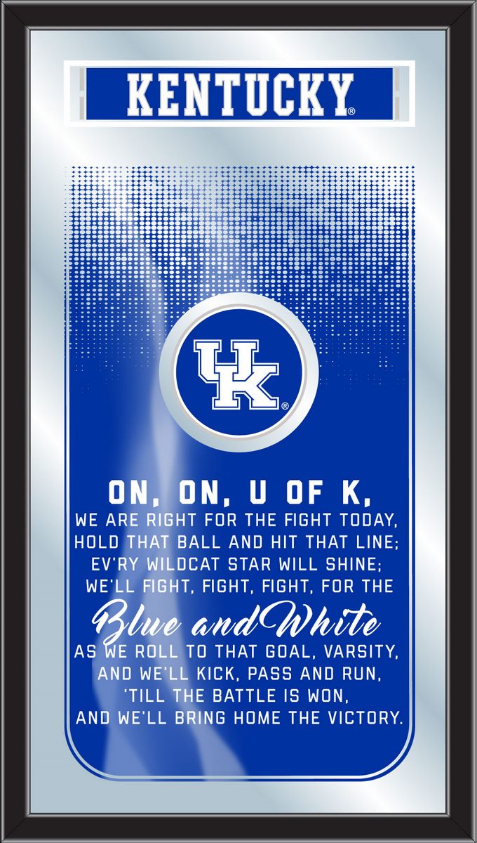 Kentucky Wildcats Fight Song Wall Mirror