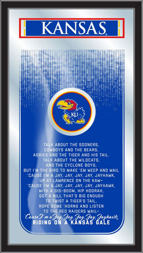 Kansas Jayhawks Fight Song Wall Mirror