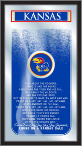 Kansas Jayhawks Fight Song Wall Mirror