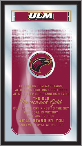 Louisiana Monroe Warhawks Fight Song Wall Mirror