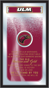 Louisiana Monroe Warhawks Fight Song Wall Mirror