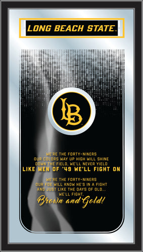 Long Beach State Dirtbags Fight Song Wall Mirror