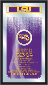 LSU Tigers Fight Song Wall Mirror