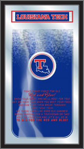 Louisiana Tech Bulldogs Fight Song Wall Mirror