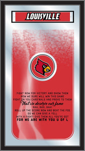 Louisville Cardinals Fight Song Wall Mirror