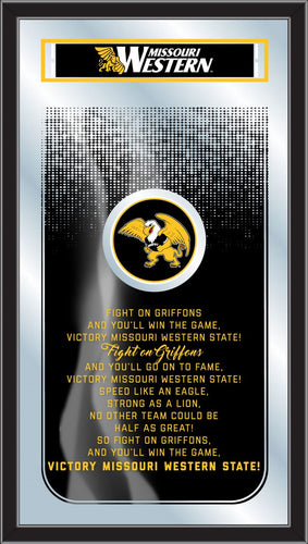 Missouri Western State Griffins Fight Song Wall Mirror