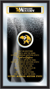 Missouri Western State Griffins Fight Song Wall Mirror