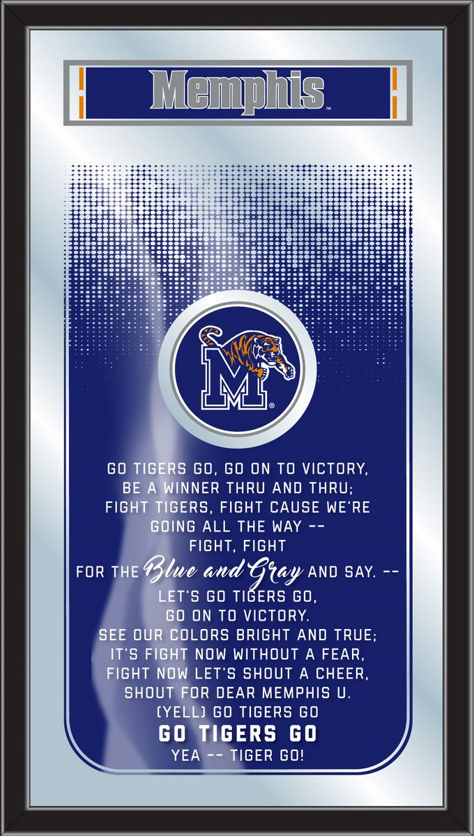 Memphis Tigers Fight Song Wall Mirror
