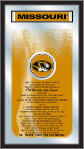 Missouri Tigers Fight Song Wall Mirror