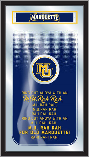 Marquette Golden Eagles Fight Song Wall Mirror