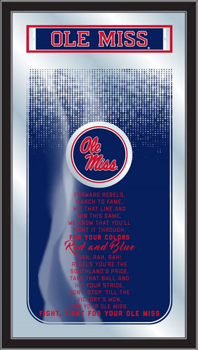 Ole Miss Rebels Fight Song Wall Mirror