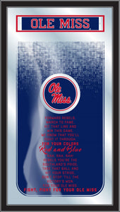 Ole Miss Rebels Fight Song Wall Mirror